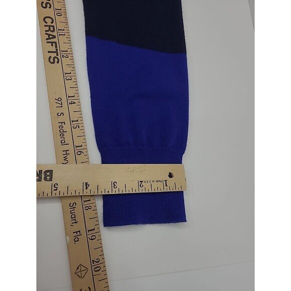 Lauren Ralph Lauren Stripped Sweater Women's Size Large Blue - Picture 4 of 4